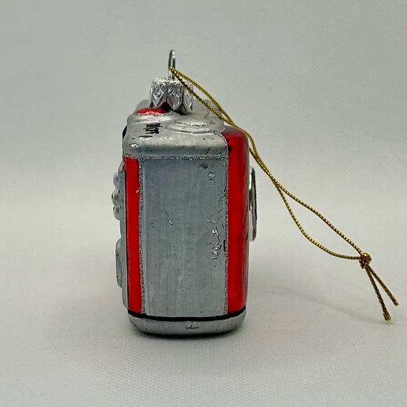 European Glass Digital Camera Hand-painted Holiday Ornament - Picture 5 of 8